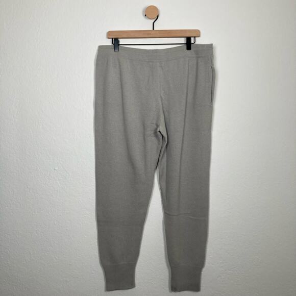 DSTLD WOMEN'S STONE REGULAR FIT 100% CASHMERE JOGGER PANTS X-LARGE - Picture 3 of 12